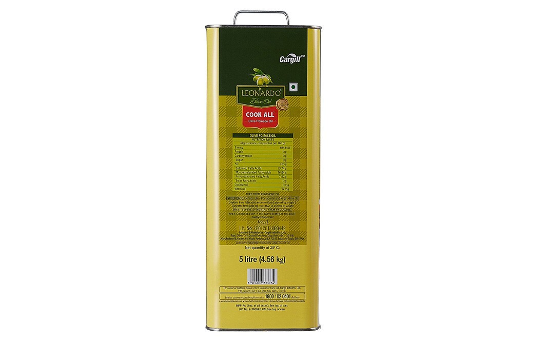 Leonardo Olive Pomace Oil, Cook All   Tin  5 litre